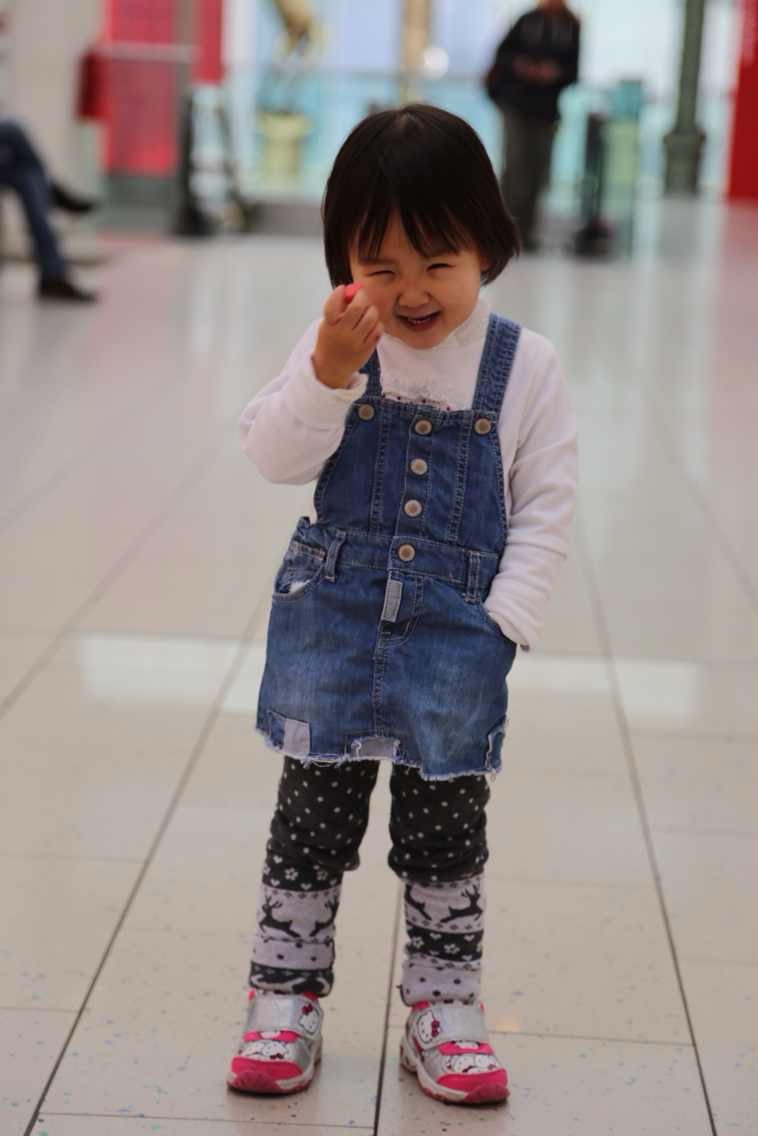 小甜甜在冬季花园