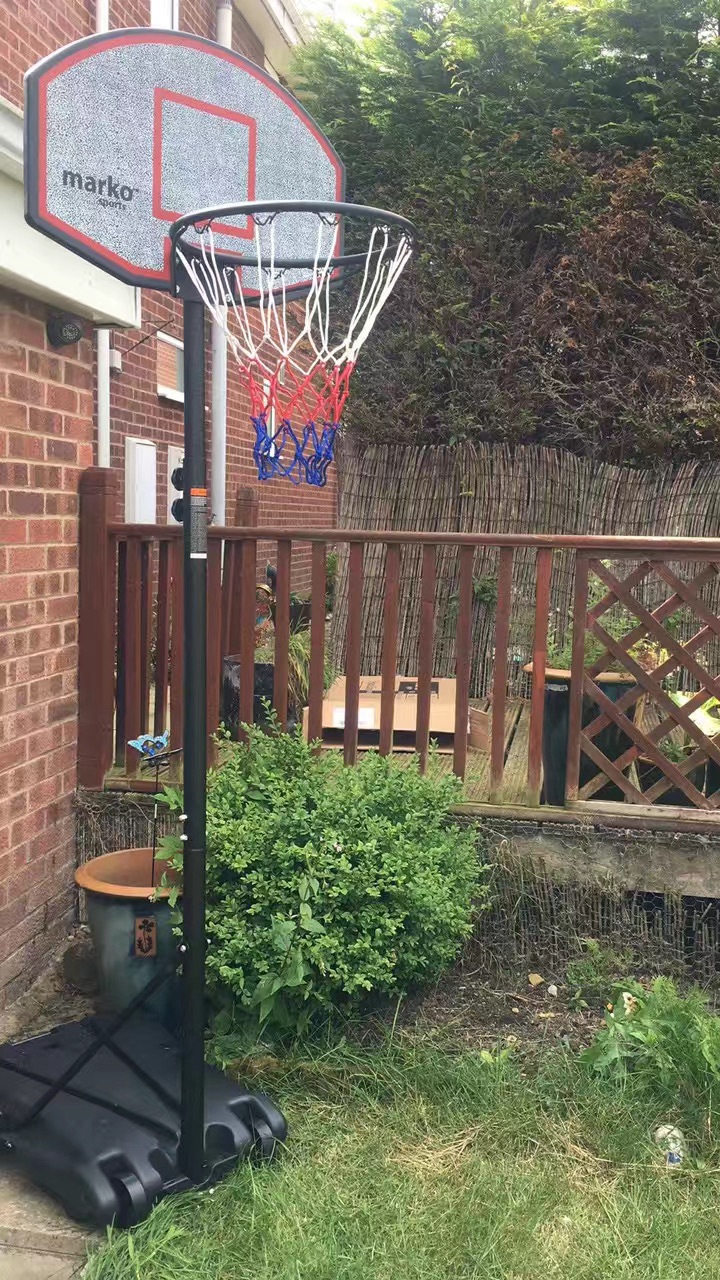 花园里的篮球架