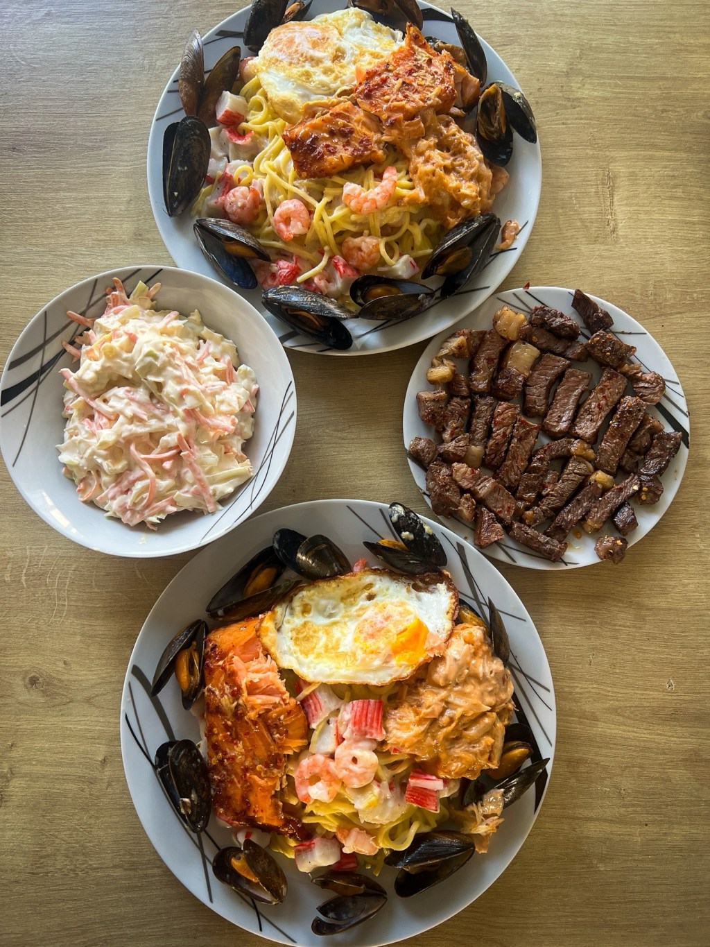 度假屋里的海鲜大餐